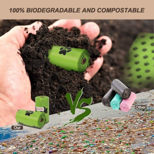 Sacs à Déjections Canines Biodegradables - Lot de 540